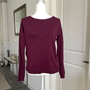 Burgundy sweater